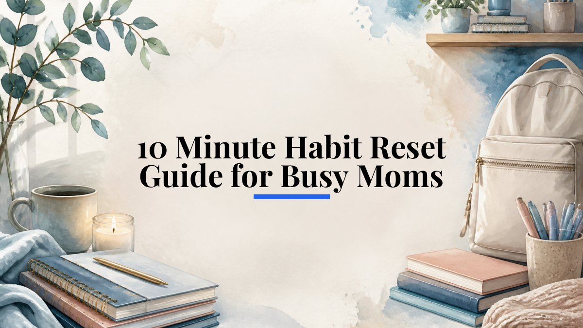 10 Minute Habit Reset Guide for Busy Moms
