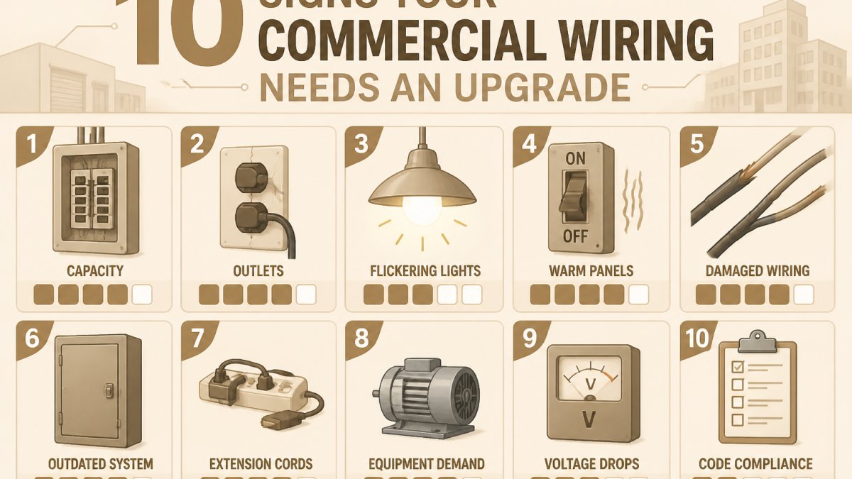 10 Signs Your Commercial Wiring Needs an Upgrade