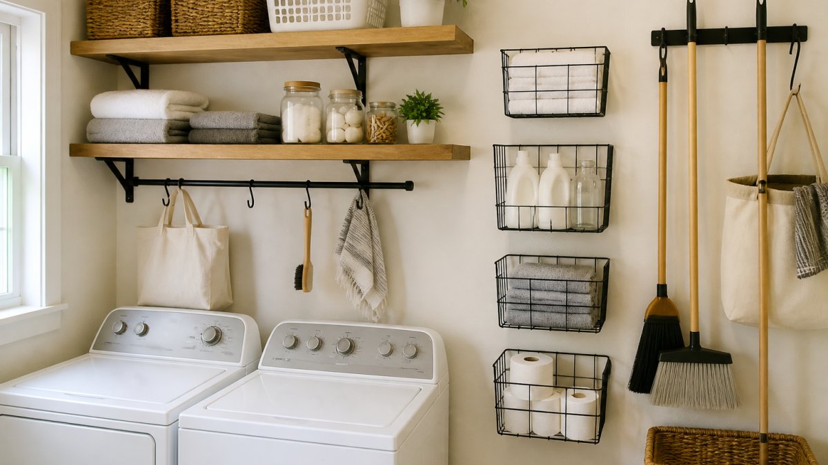 15 Laundry Room Wall Storage Ideas for Small Spaces