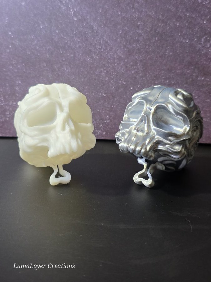 3d printed gothic skull ring boxes