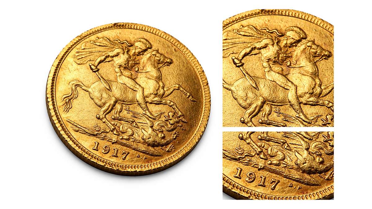1917 King George V Full Gold Sovereign – Perth Mint