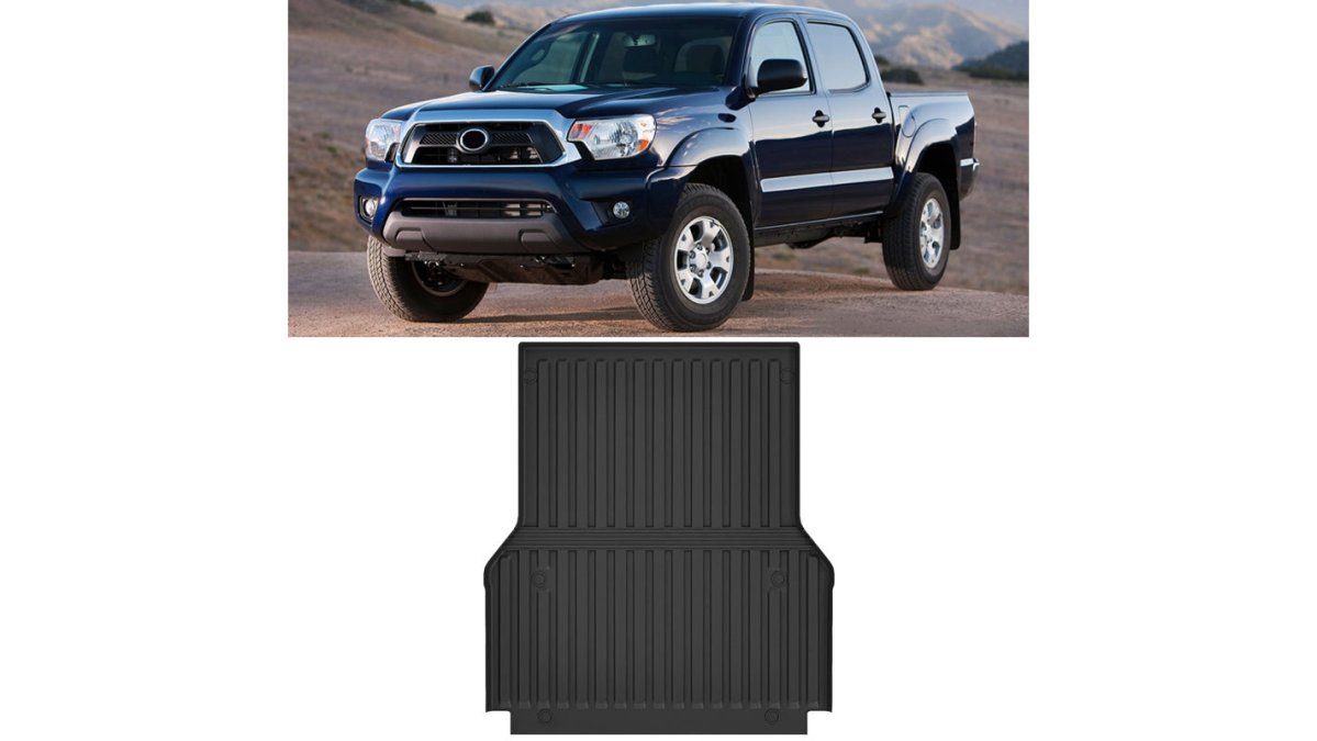 2005-2023 Toyota Tacoma 5ft Rear Truck Bed Mat TPE Trunk Cargo Liner