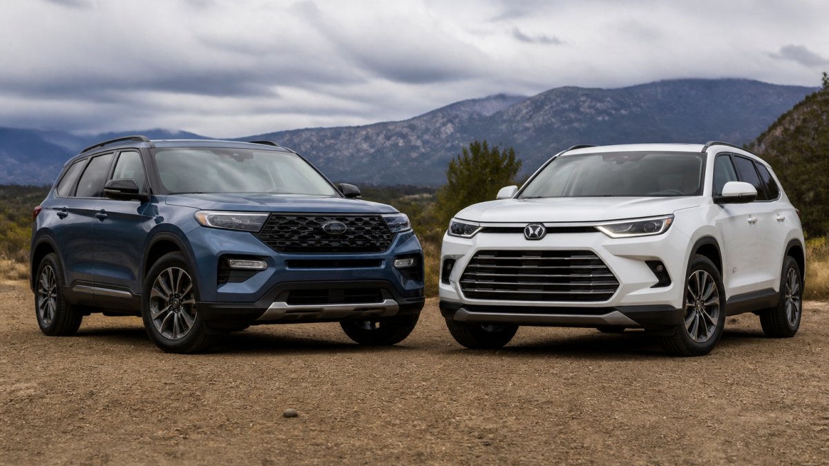 2026 Ford Explorer vs 2026 Toyota Highlander Comparison