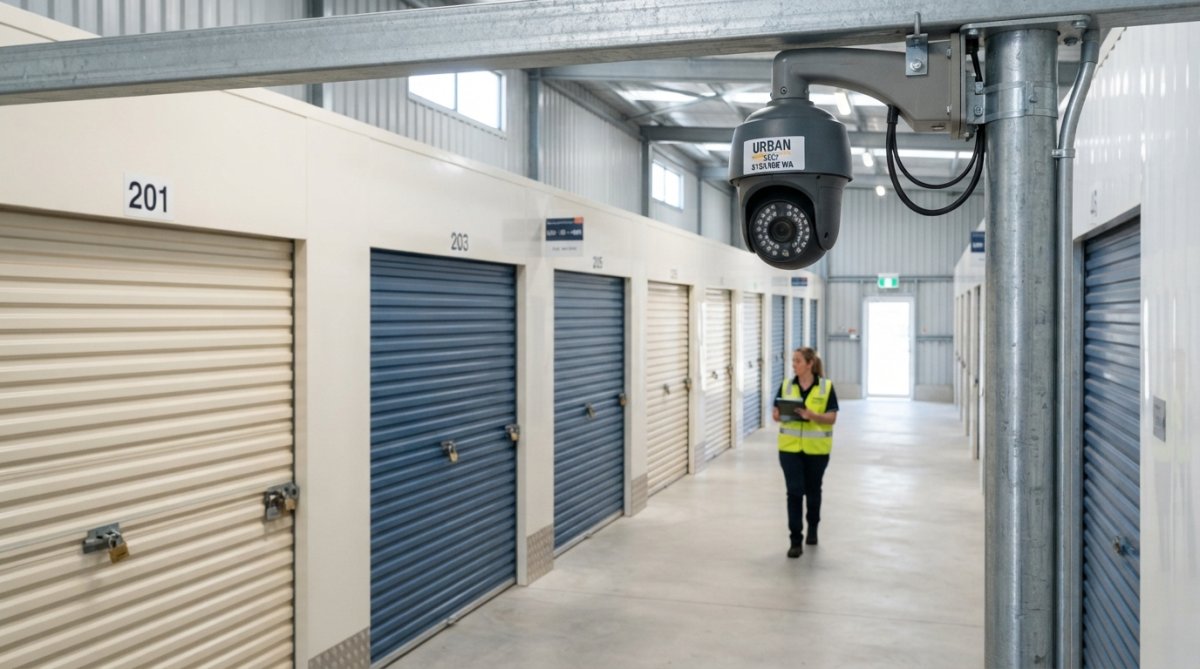 Security features diagram for Modern, CCTV for cctv storage facilities