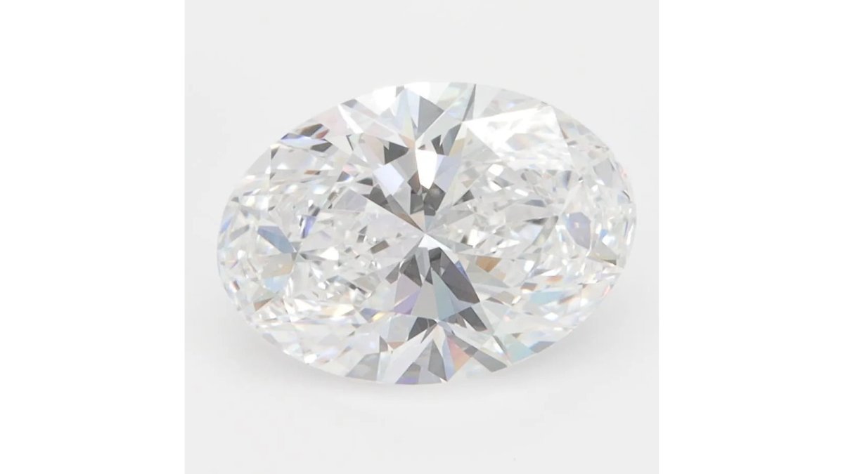 2.52ct Oval Lab Grown Diamond (Colour D, Clarity VVS1, GIA Certified)