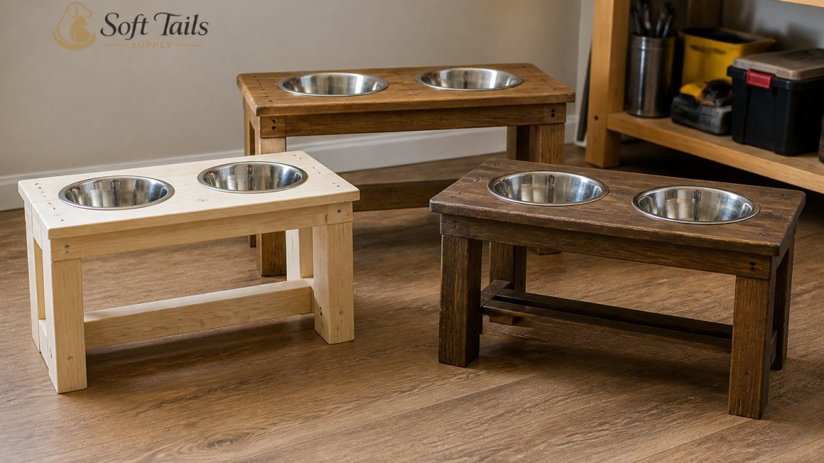 3 DIY Elevated Dog Bowl Stand Tutorials to Build