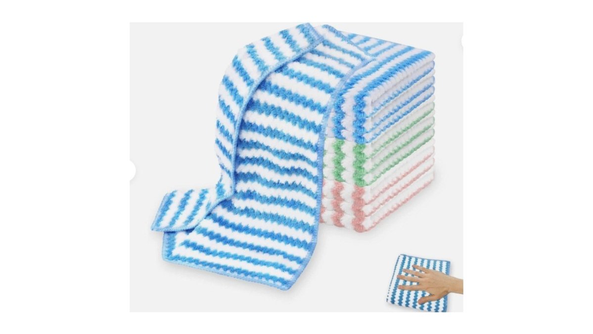 3-Packs of 10 (30 towels) Choicy Microfiber Cleaning Cloths