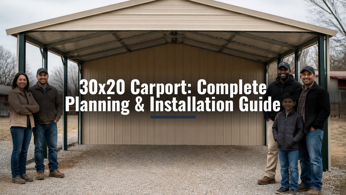 30x20 Carport: Complete Planning & Installation Guide