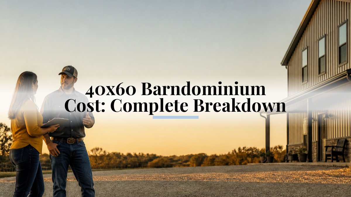 40x60 Barndominium Cost: Complete Breakdown