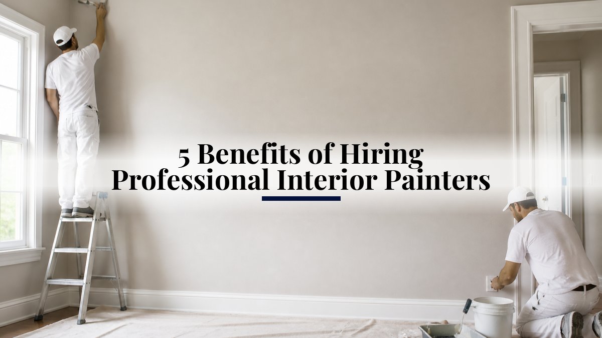 5 Benefits of Hiring Professional Interior Painters