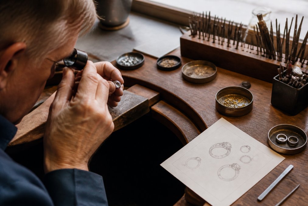 Software tools interface for Master for bespoke jewellery designers
