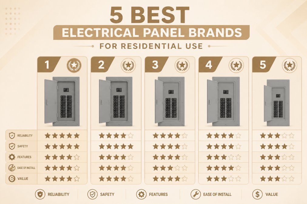 5 Best Electrical Panel Brands for Residential Use