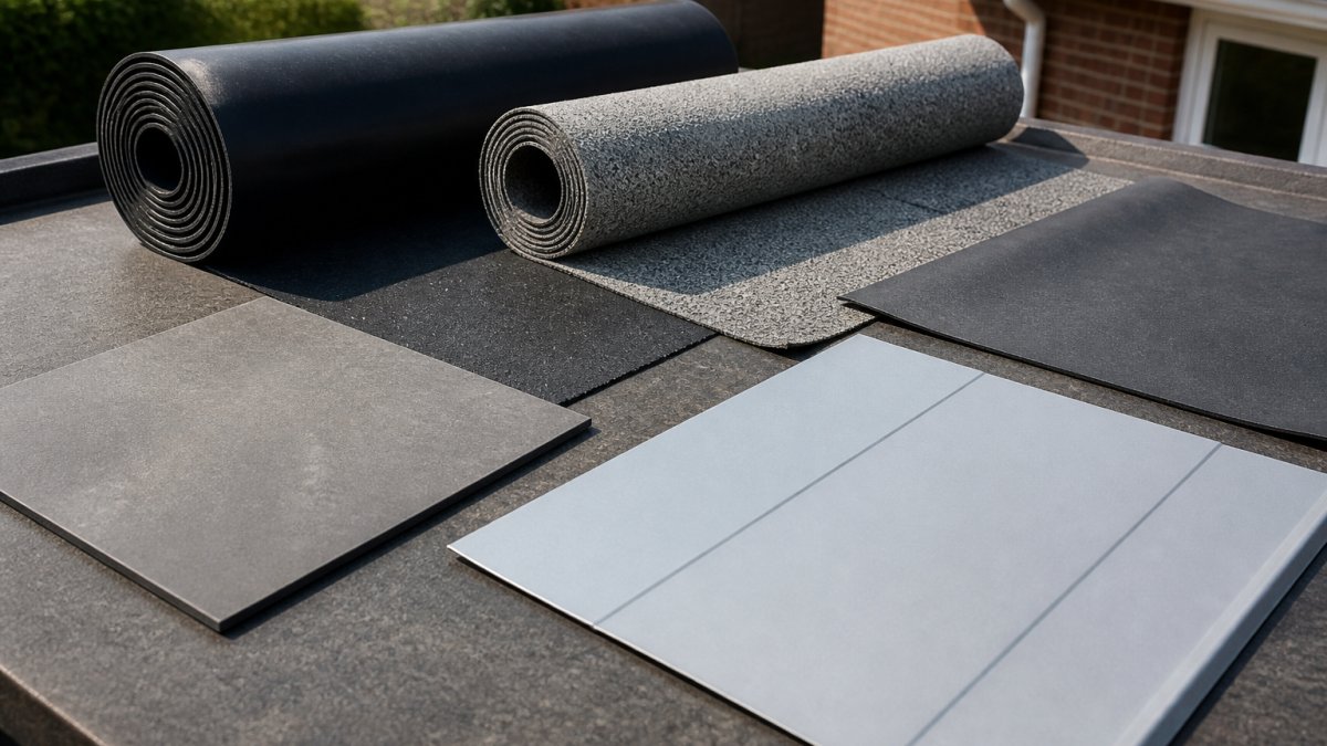5 Best Flat Roof Materials for Residential Homes