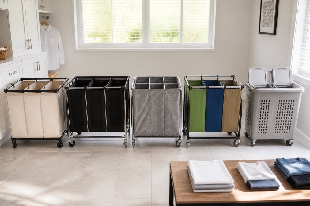 Visual comparison chart showing laundry sorting systems