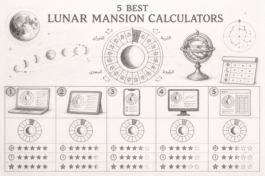 5 Best Lunar Mansion Calculators for Electional Astrology