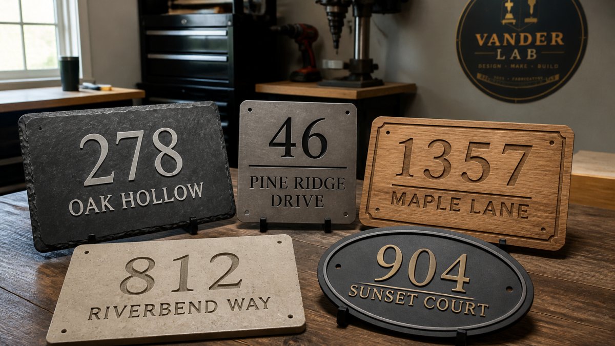5 Best Materials for Custom Engraved Home Signs