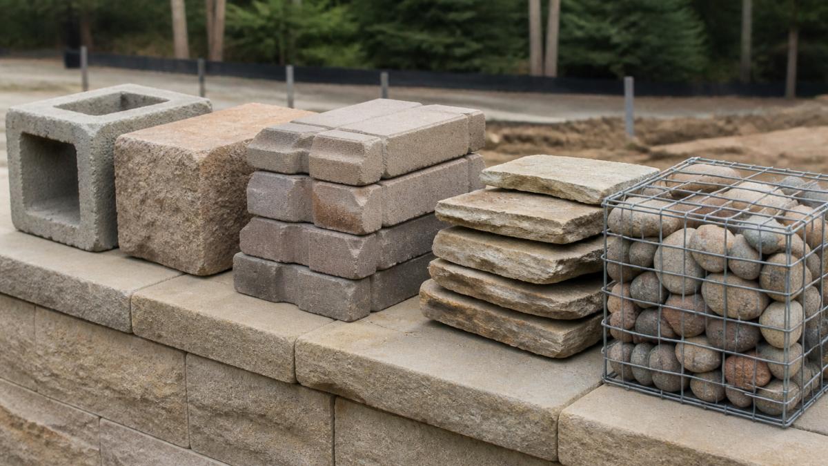 5 Best Retaining Wall Materials for Michigan Climates