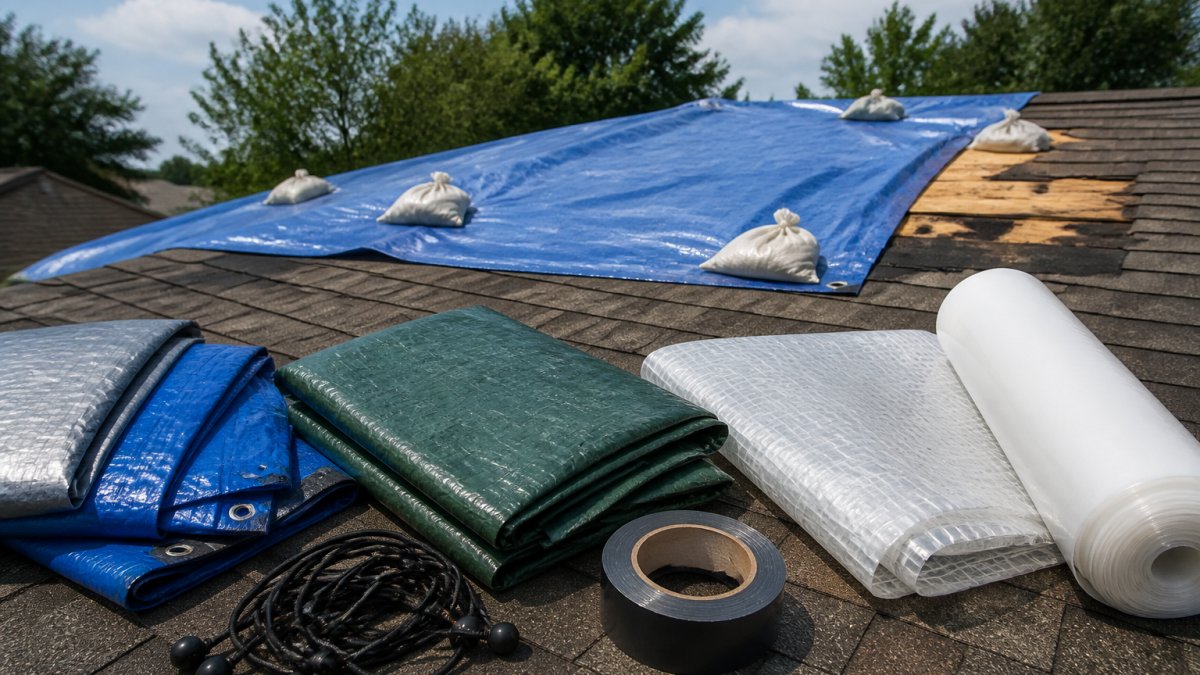 5 Best Roof Tarping Materials for Storm Damage