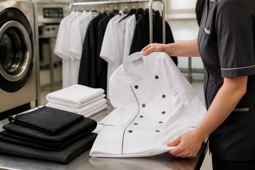 5 beste methoden voor professionele reiniging van horecakleding