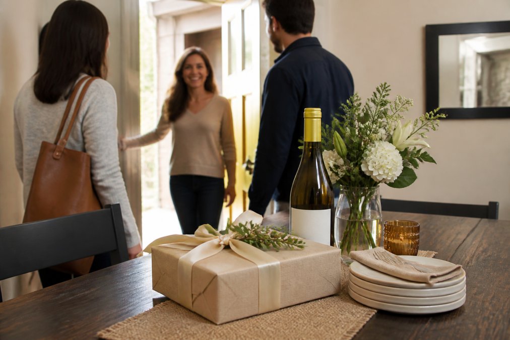 Flowchart illustrating the step-by-step process for selecting personalized hostess gifts for your next gathering.