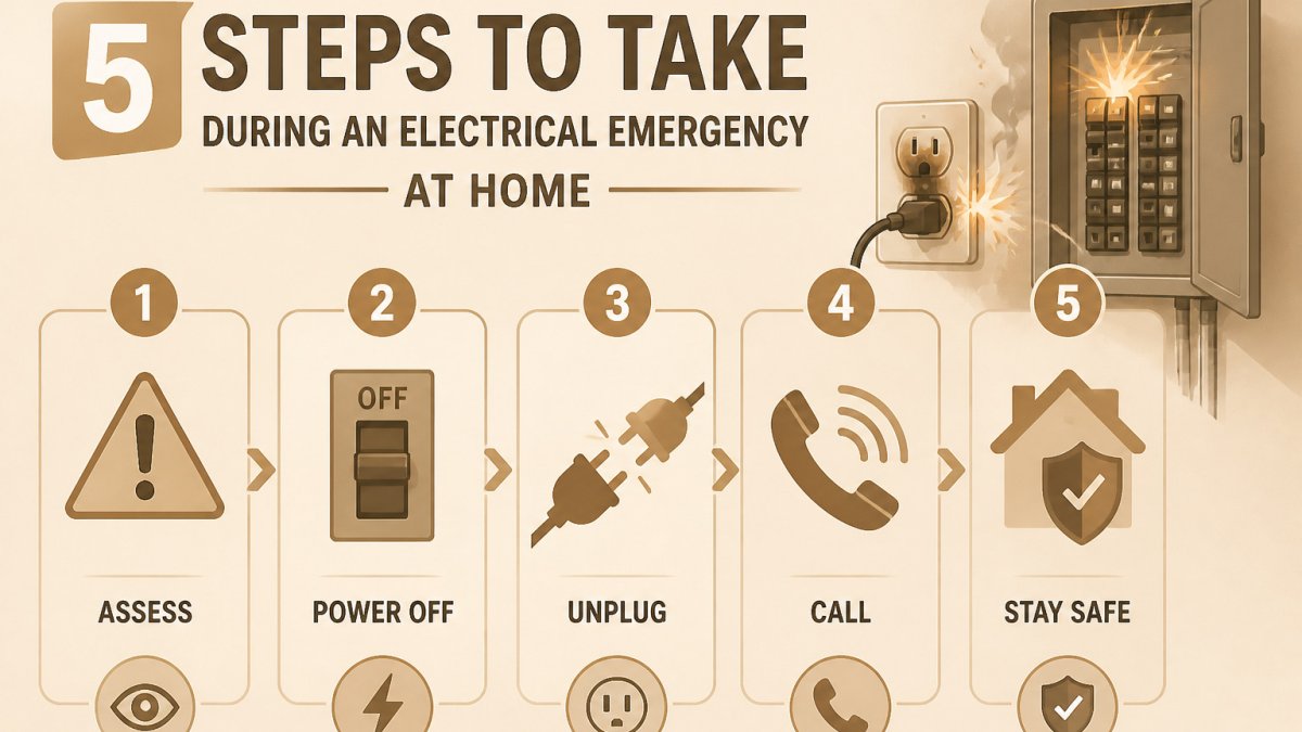 5 Steps to Take During an Electrical Emergency at Home