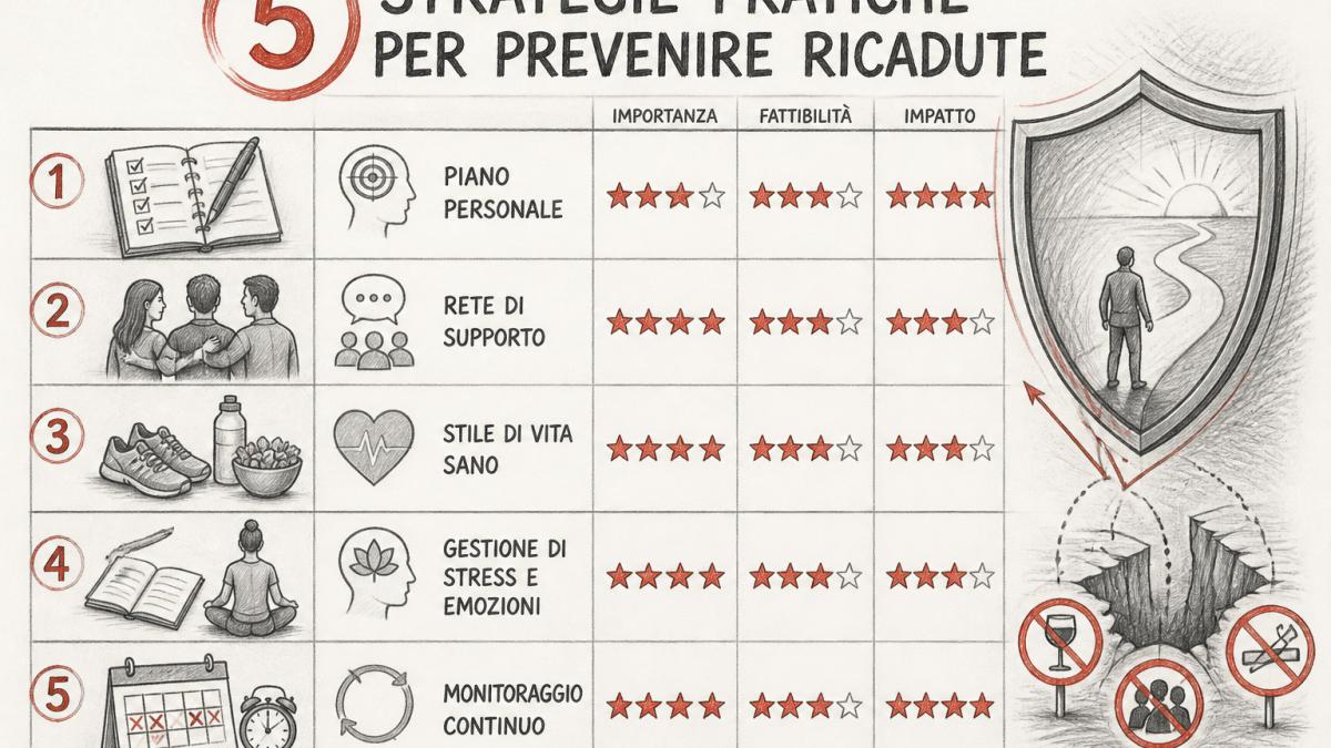 5 strategie pratiche per prevenire ricadute dipendenze