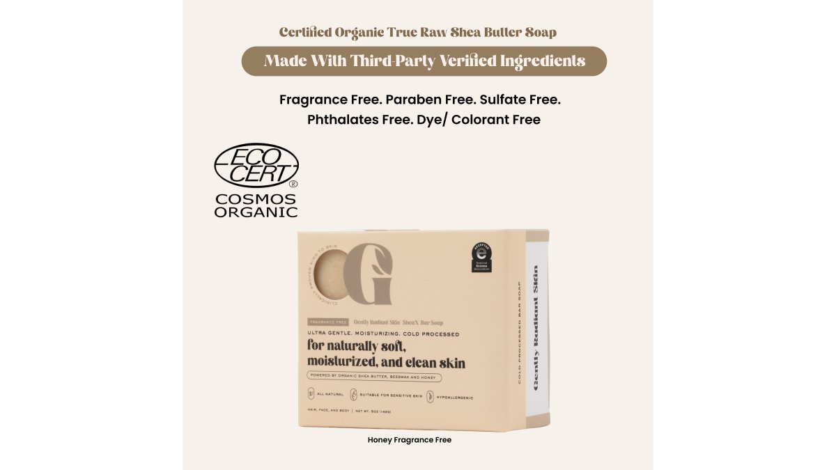 5oz SheaX™ Honey Fragrance Free Bar Soap