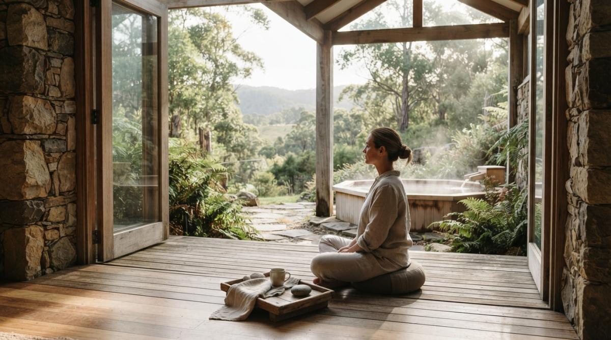 Professional illustration showing Serene for wellness reset program