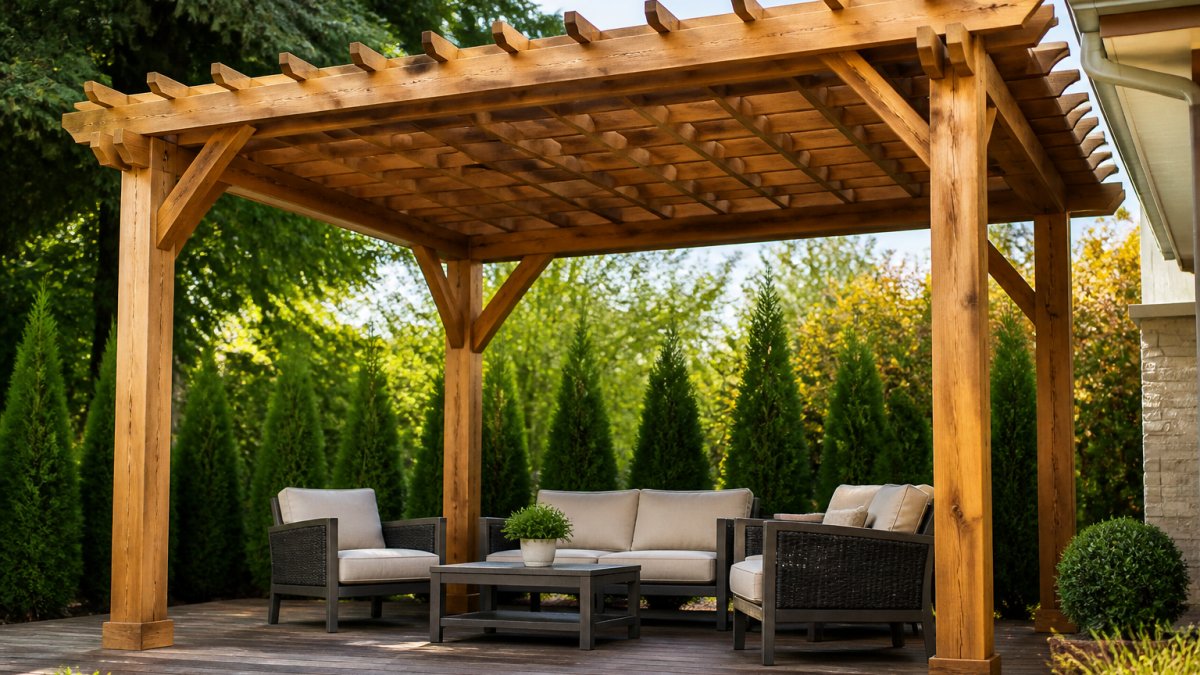 7 Affordable Solid Wood Pergolas With Easy Assembly