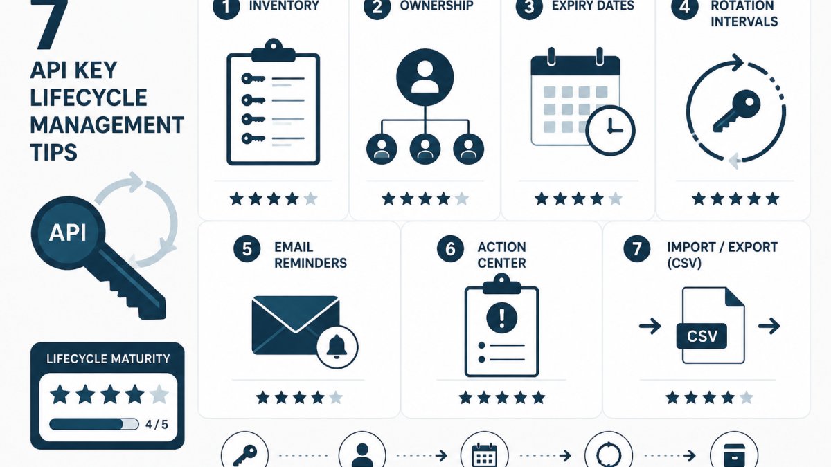 7 API Key Lifecycle Management Tips