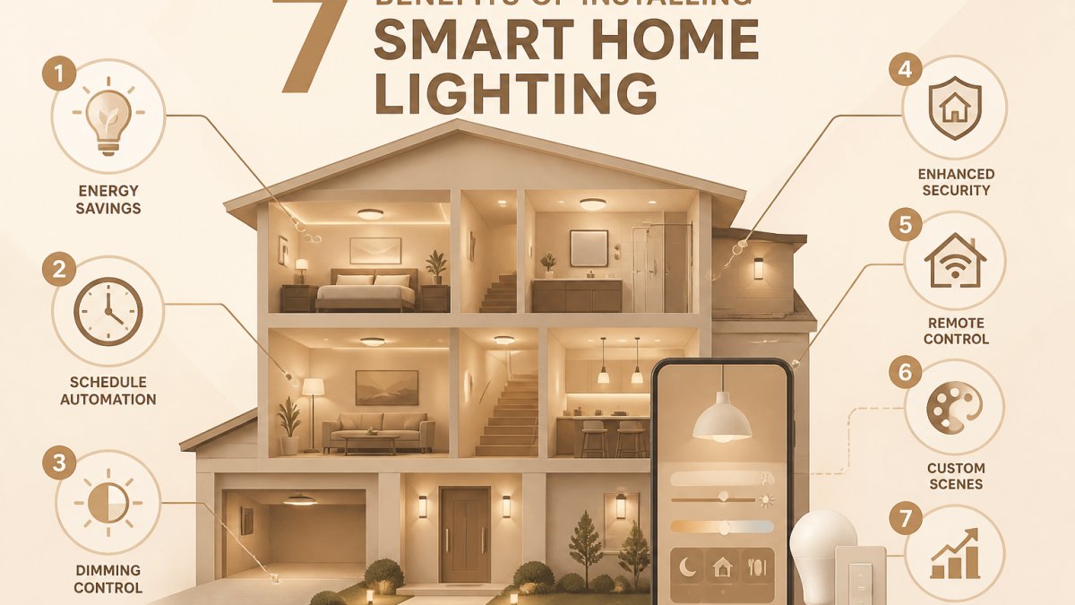 7 Benefits of Installing Smart Home Lighting