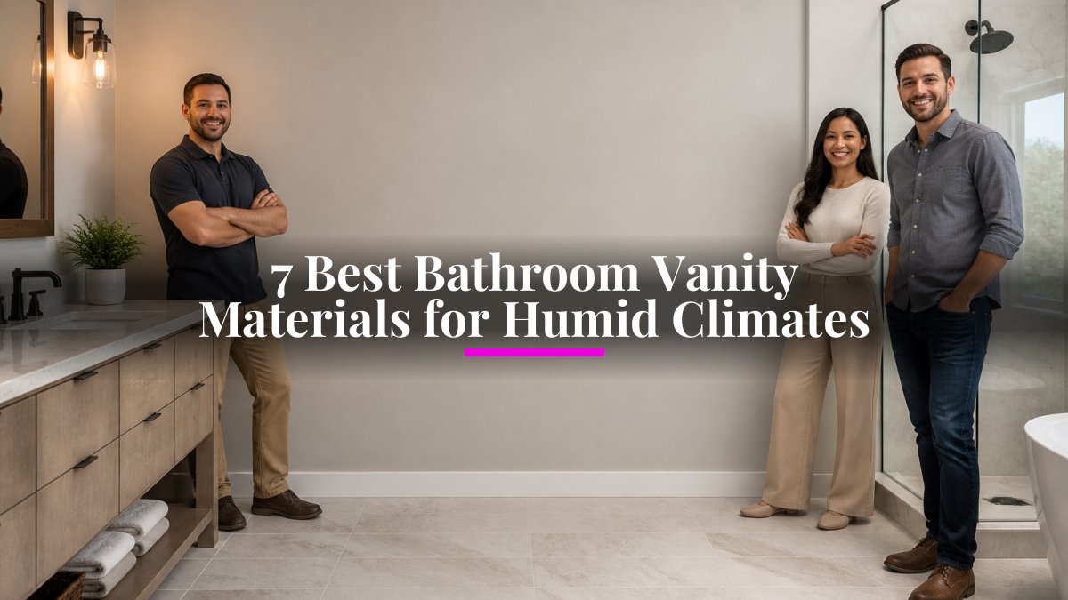 7 Best Bathroom Vanity Materials for Humid Climates