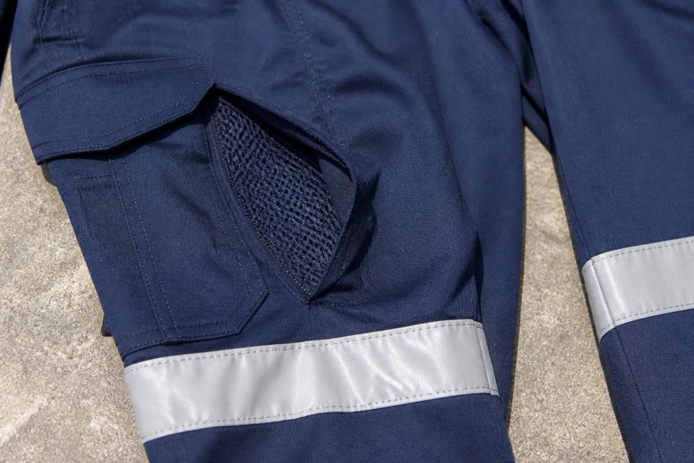 Step-by-step visual guide for breathable work pants