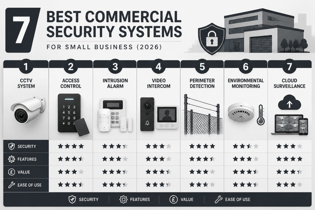 7 Best Commercial Security Systems for Small Business (2026)