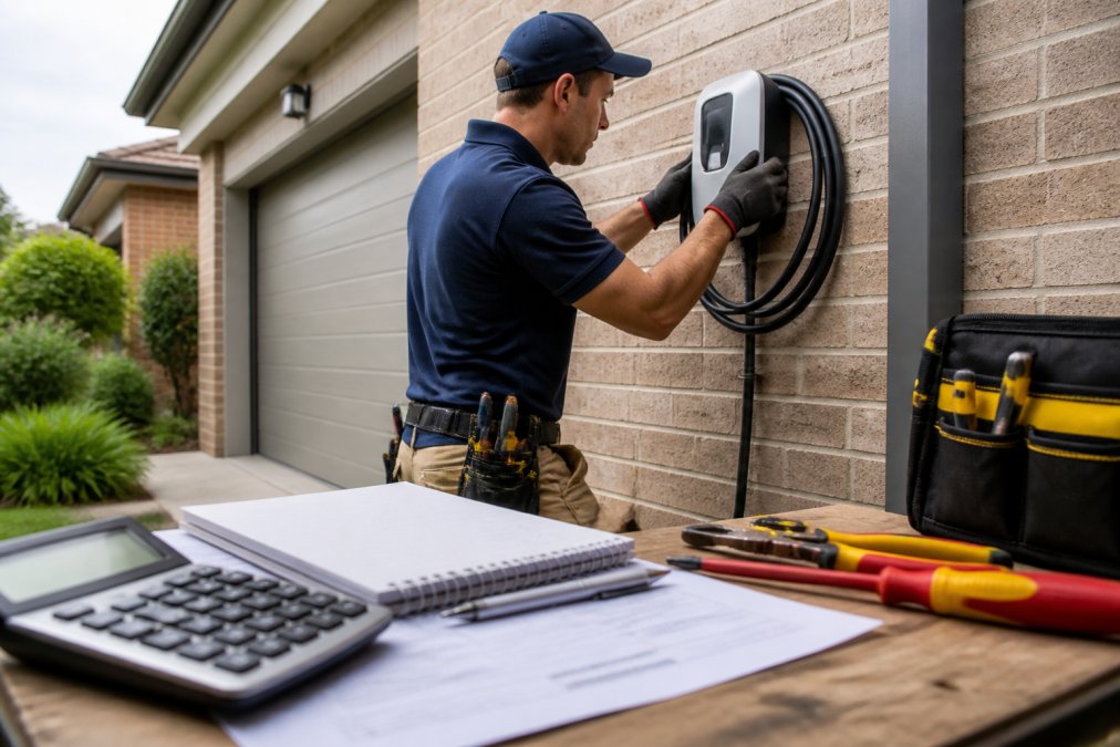 Software tools interface for Professional for home EV chargers Australia
