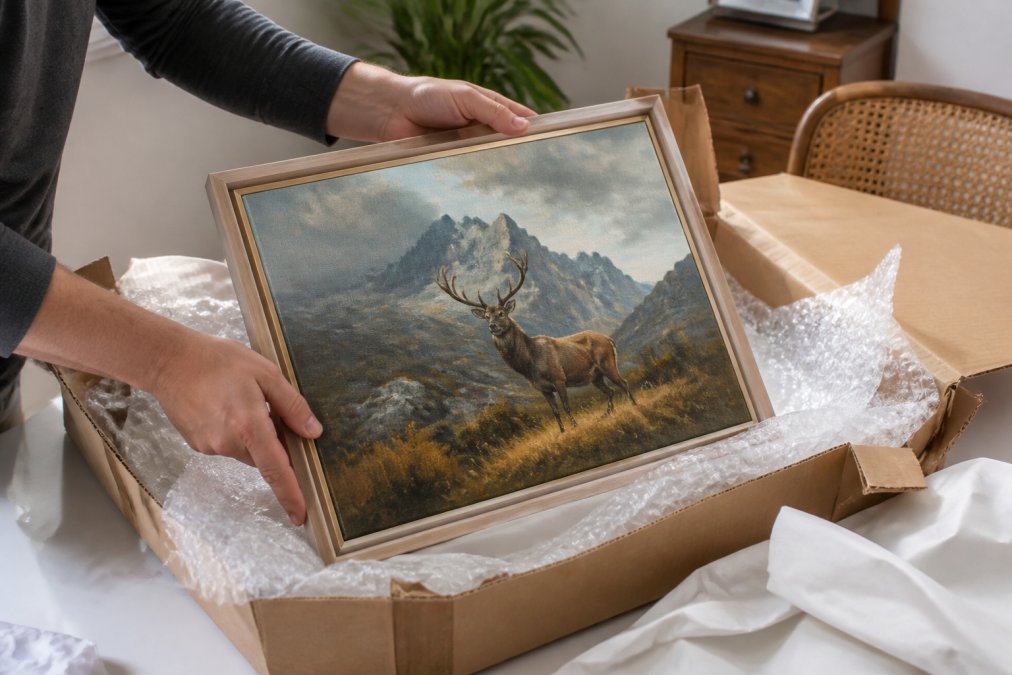 Step-by-step visual guide for authentic scottish wildlife art