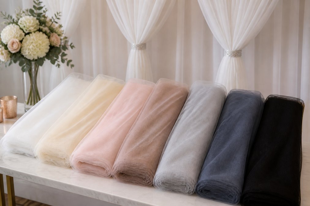 7 Best Sheer Fabrics for Wedding Draping