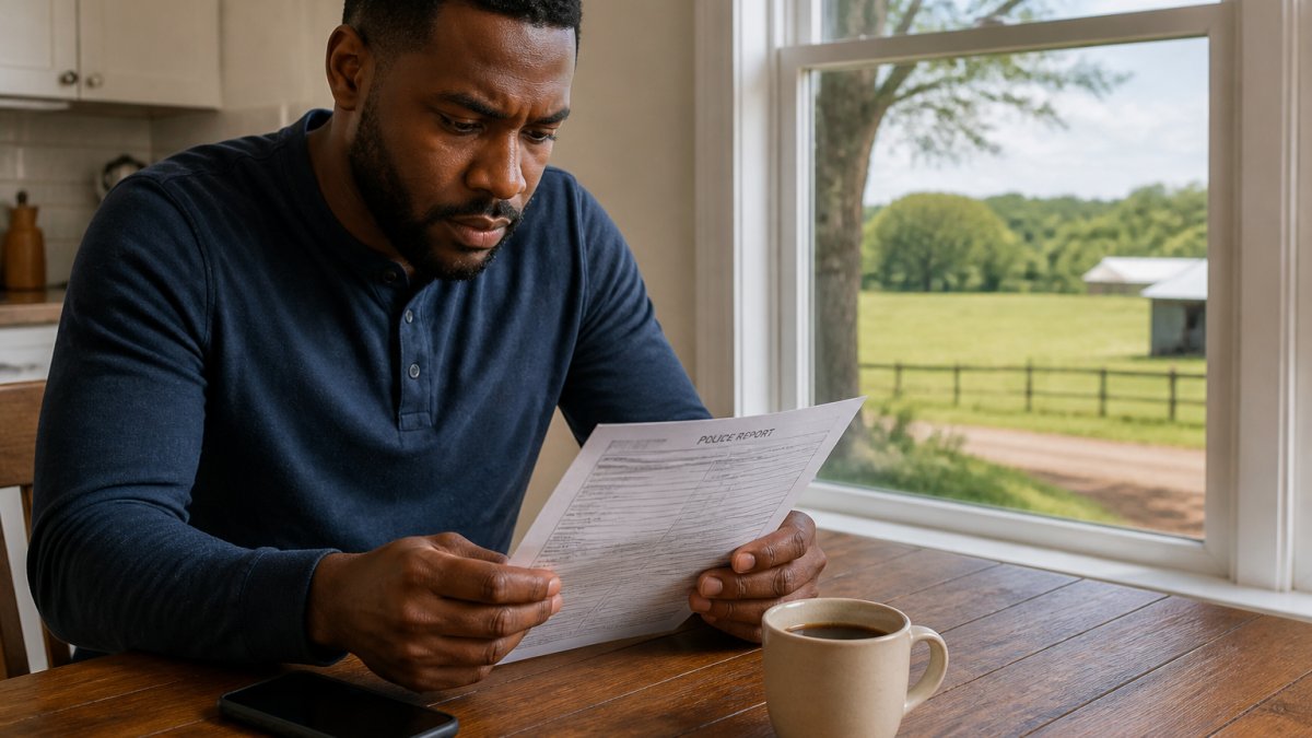 Infographic process for the 7 best ways to find qualified car accident lawyers in rural Georgia using a police report