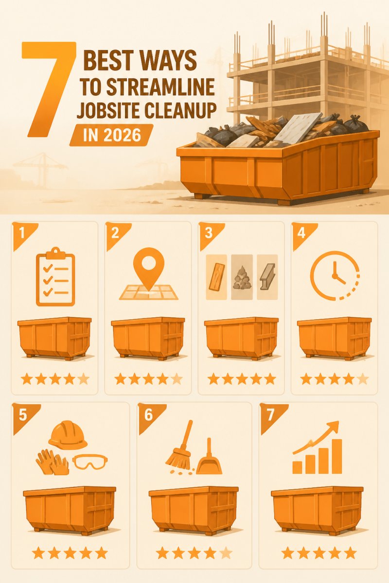 7 Best Ways to Streamline Jobsite Cleanup in 2026
