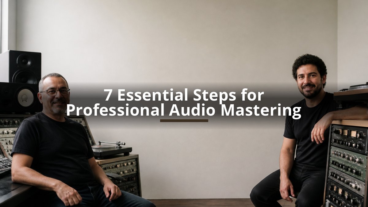 7 Essential Steps for Professional Audio Mastering