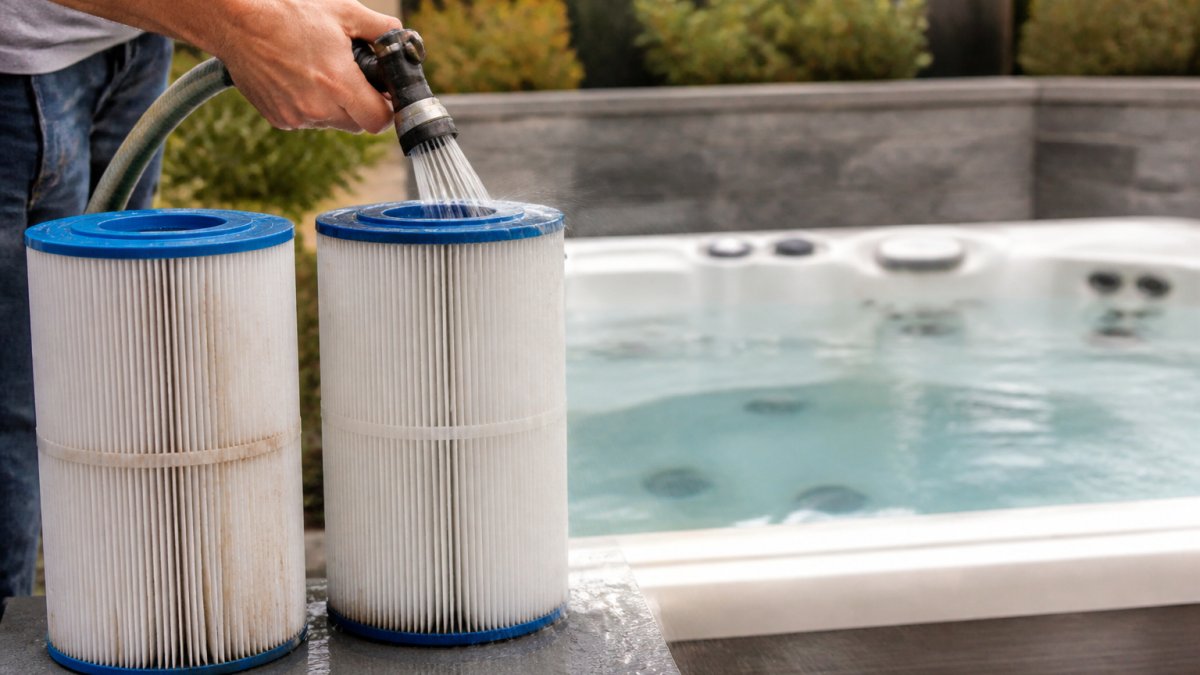 7 Hot Tub Filter Rinsing Mistakes That Cloud Your Water
