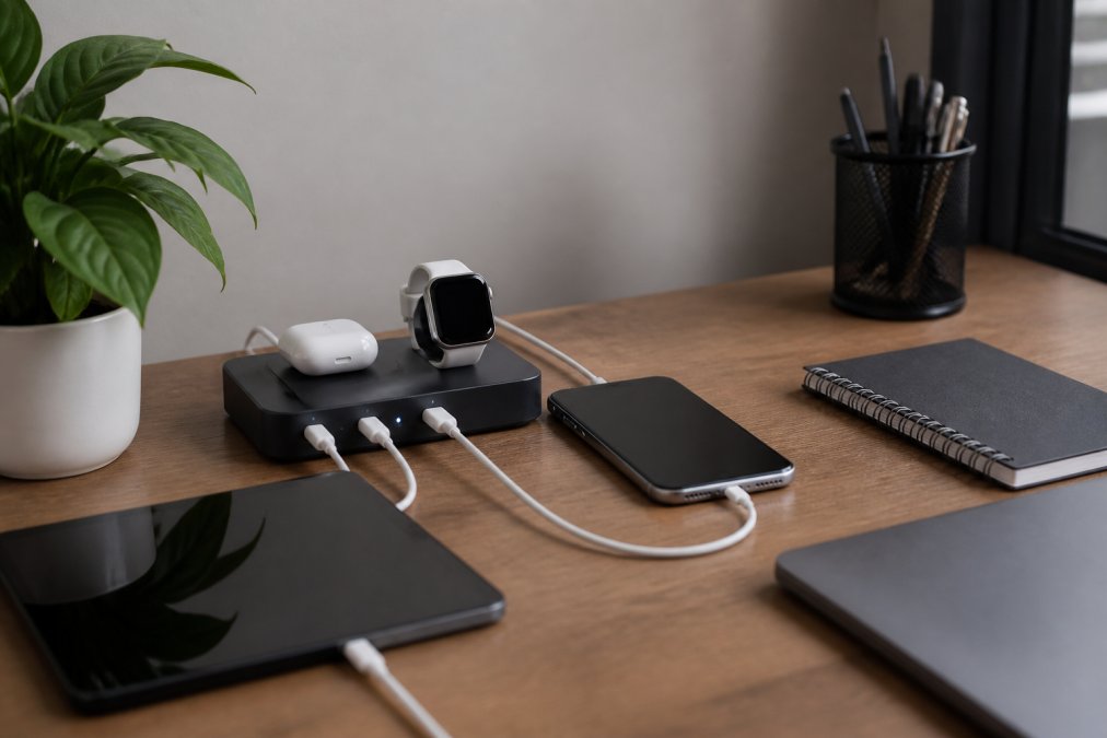 7 Key Benefits of Compact Desk Charging Stations