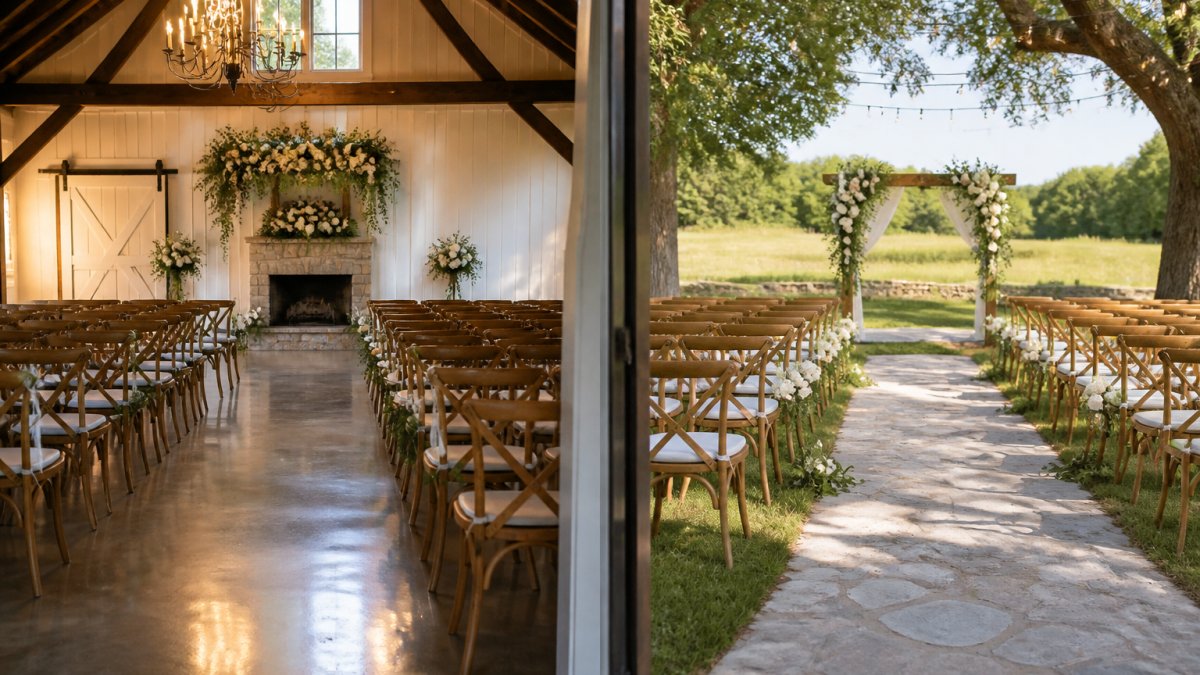 7 Questions to Choose Between Indoor and Outdoor Weddings