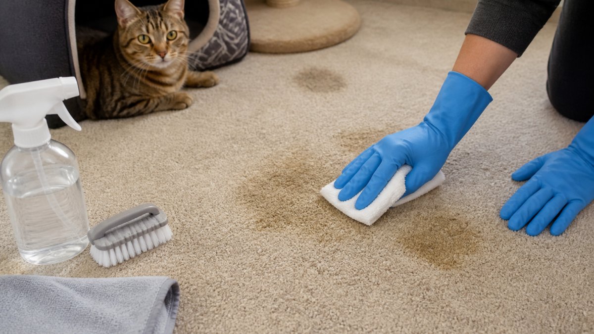 7 Steps to Deep Clean Pet Stained Carpet