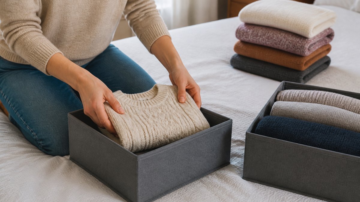 7 Steps to Fold Sweaters for Storage Without Stretching