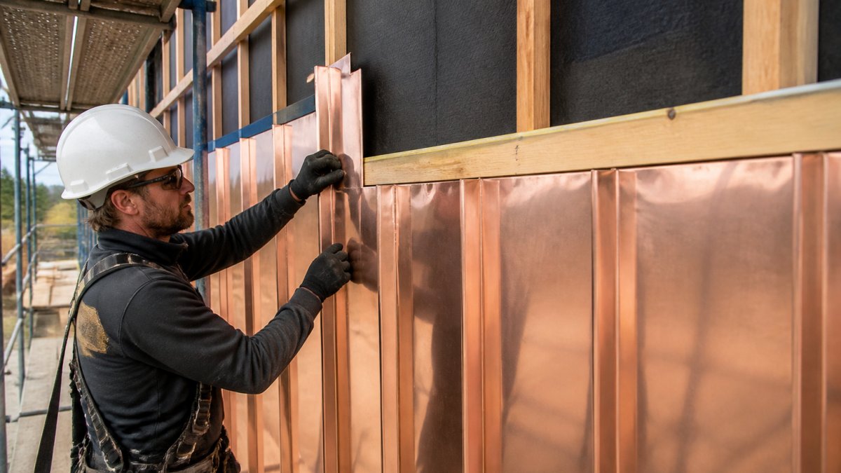 7 Steps to Install Custom Copper Metal Siding