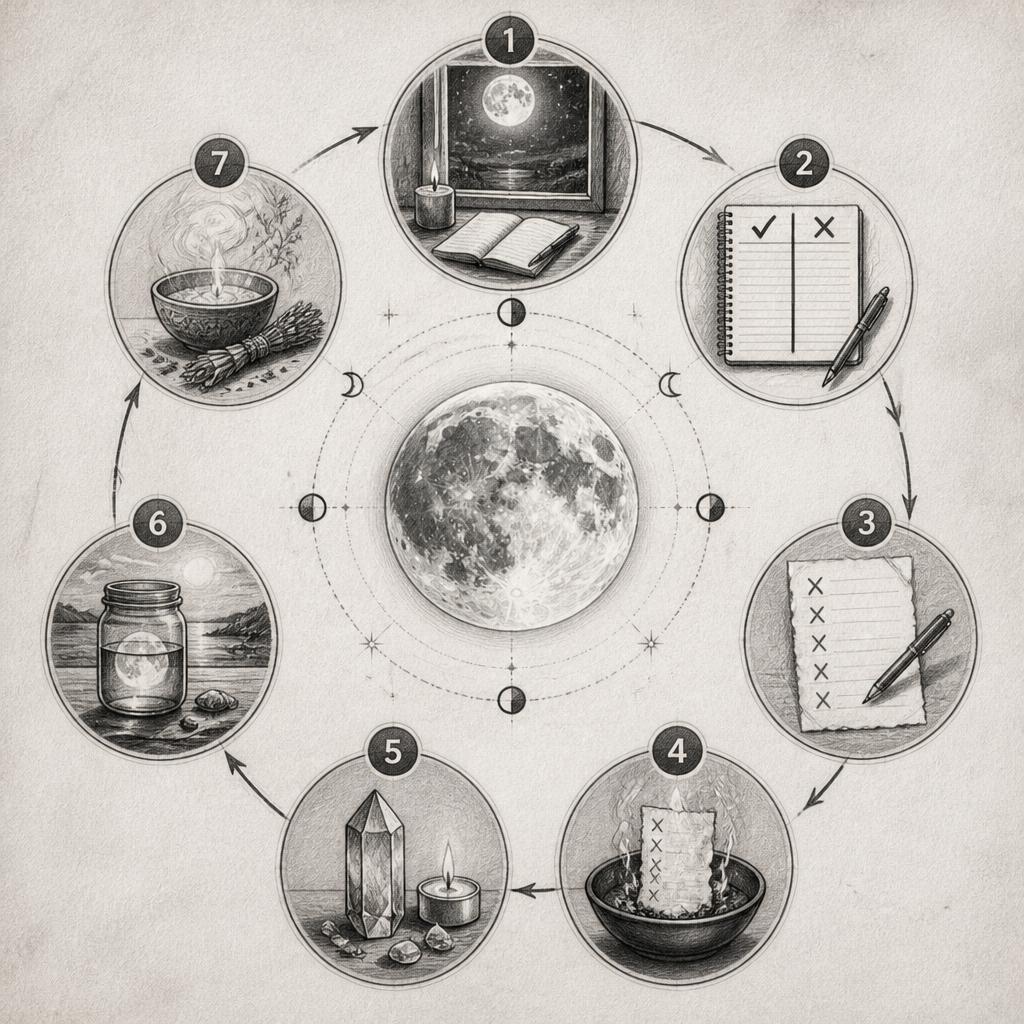 7 Steps to Perform a Full Moon Release Ritual