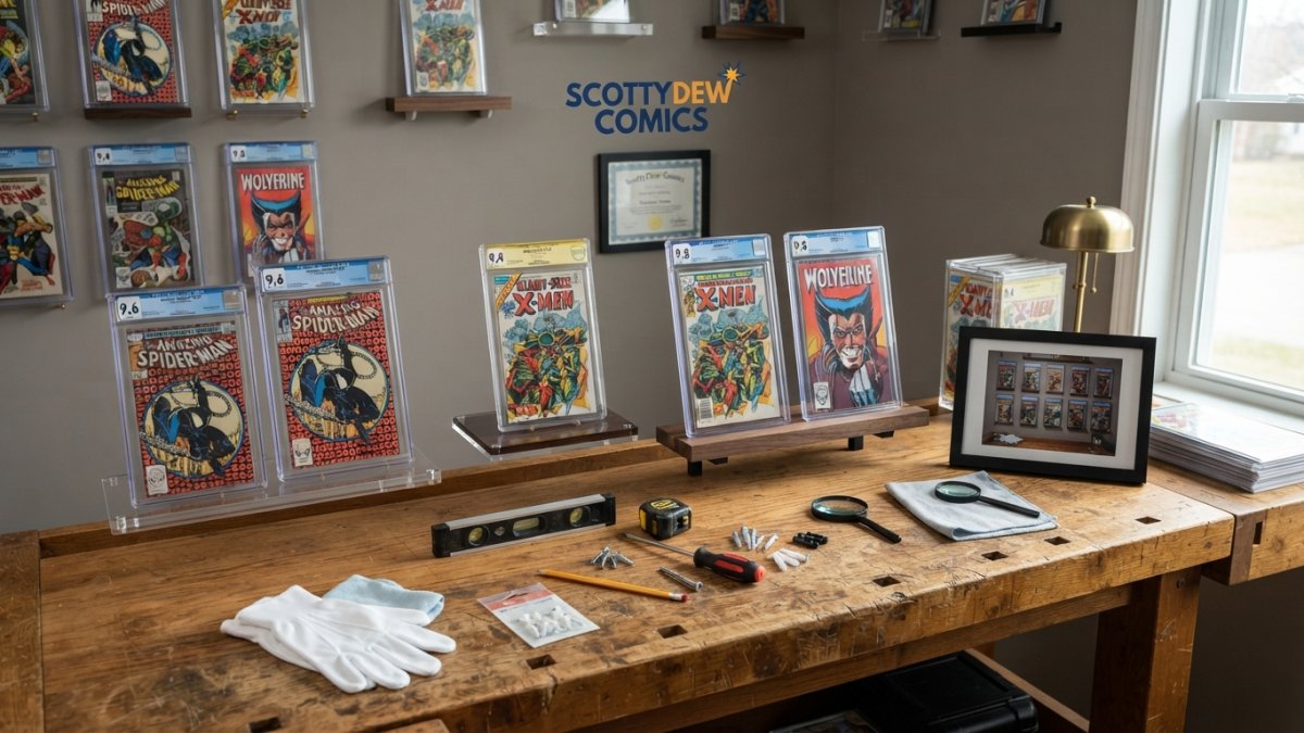 7 Stylish Wall Display Solutions for Comic Slabs