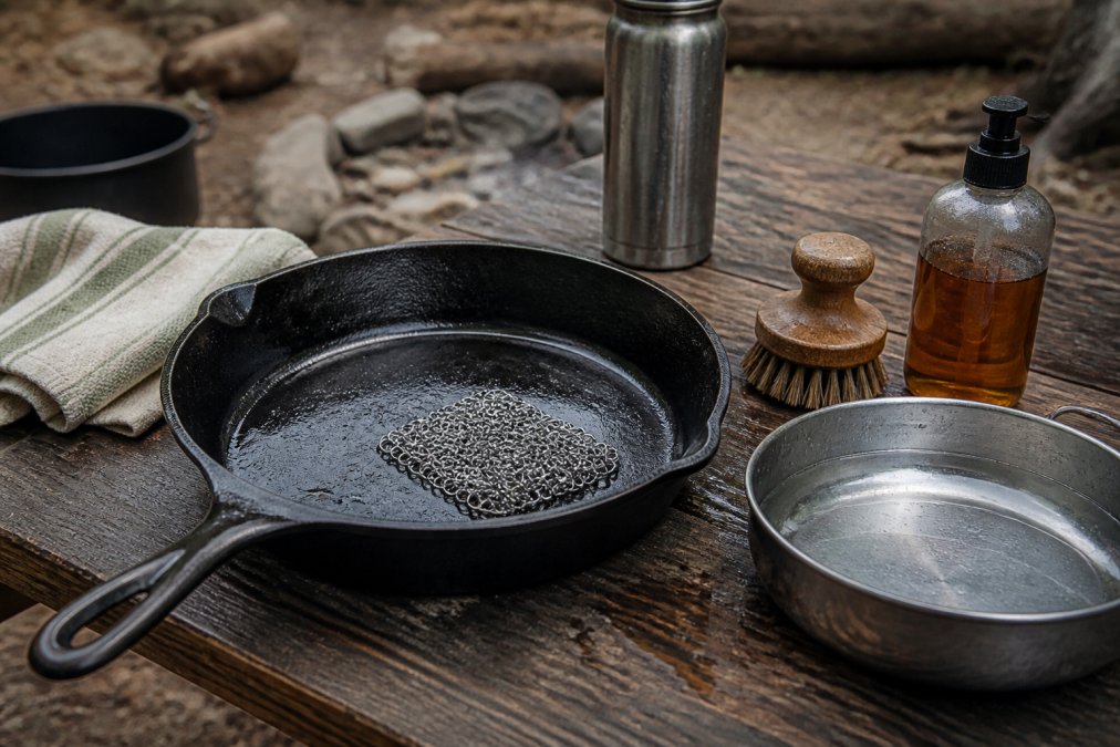 7 Ways to Clean Cast Iron After Camping
