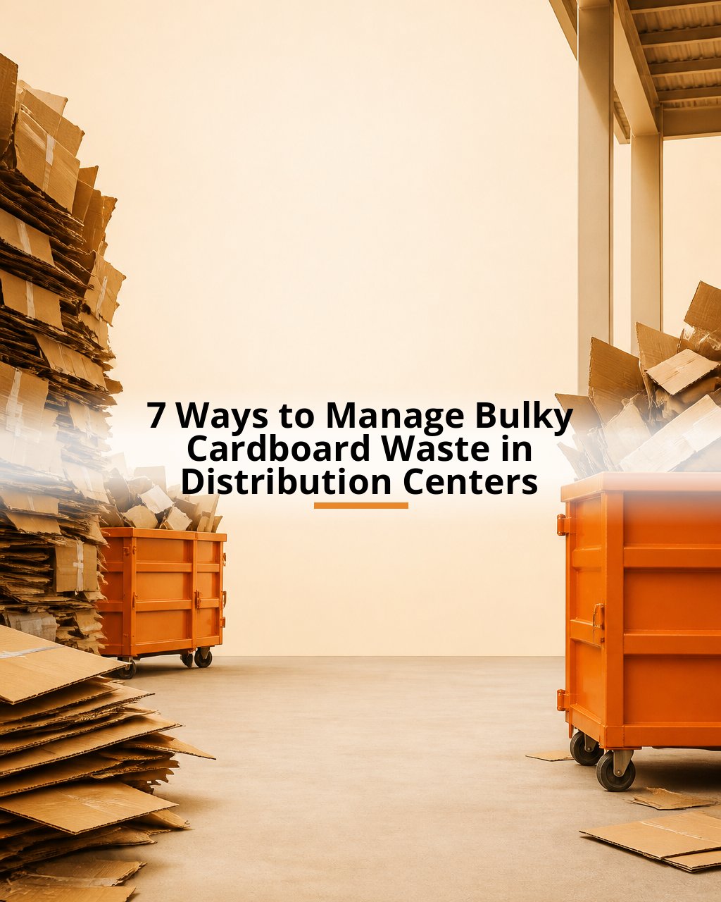 7 Ways to Manage Bulky Cardboard Waste in Distribution Centers